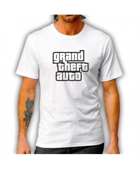 VÝPRODEJ / pánské tričko GRAND THEFT AUTO-Logo